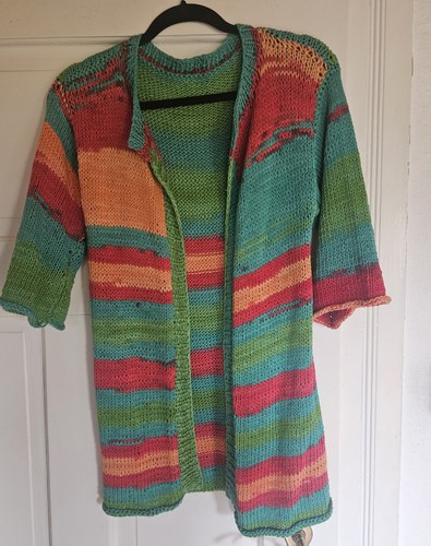 Unikat strickjacke handarbeit - unikat,