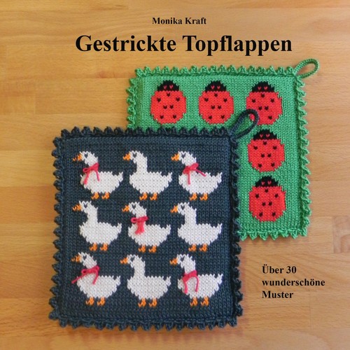 Gestrickte topflappen von - topflappen,