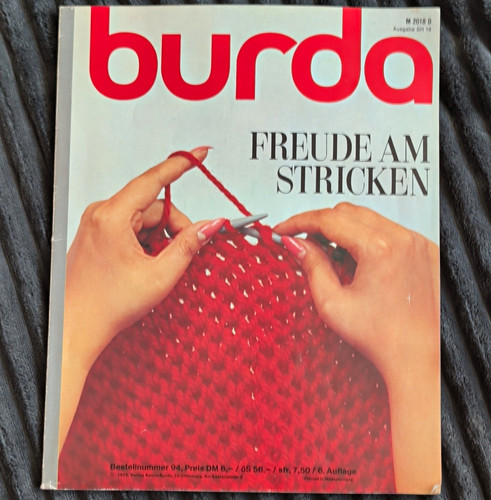 Burda freude stricken heft - burda,